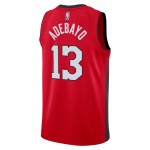 Maillot NBA Miami Heat Bam Adebayo Nike 2024-25 City Edition Rouge Swingman - Homme